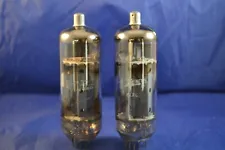 Very Nice Strong Testing Pair Of Zenith 6LF6 Power Beam Tubes