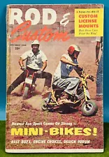 Rod & Custom November 1960 Mini Magazine Go-Karts Mini Bikes Vintage