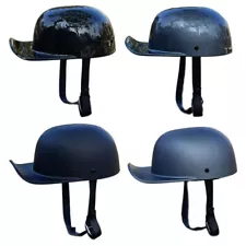 Retro Open Face Motorcycle Helmet Baseball Cap Hat for Cruiser Street Scooter US