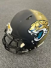 FULL SIZE NFL JAGUARS RIDELL HELMET! GAME WORN/USED? READ DESCRIPTION