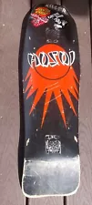 Rare HOSOI SKATES "BURST" Skateboard Deck- Used -