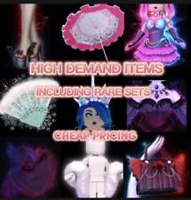 Royale High-RARE SETS & HIGH DEMAND ACCESSORIES & BUNDLES-HUGE SALE!!(RESTOCKED)