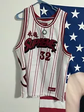 Supreme Star Basketball Jersey White - Size XL - Stock X Verified