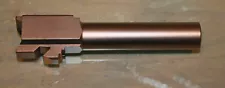 Copper Finish 9mm Conversion Match Grade Barrel for Glock 23 Gen 1-4 G23