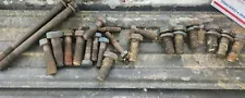 Large Lot Ford 8000 tractor Bolts Parts As Is