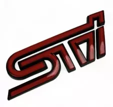 Noble Essentials STI Rear Trunk Emblem Badge Subaru STI 2015-2021 WRX 2015-2024