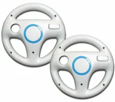 2pcs Mario Kart Racing Steering Wheel for Nintendo Wii Remote Game Controller