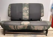 03-06 WILLYS JEEP WRANGLER TJ CAMO LIMTED EDITION OEM REAR SEAT FREE SHIPPING