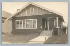 Gorgeous Craftsman Bungalow "For Sale" RPPC Antique Architecture House Photo 10s