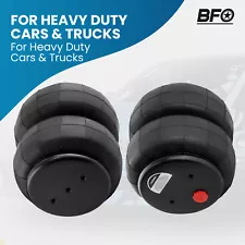 2 X 2600lbs Air Springs Suspension Bags Single Port 1/2"npt for Sierra 1500 SUV