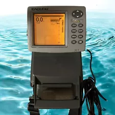 New Eagle Fishmark Fish Mark 320 Portable W/ Battery Back & 200 kHz Skimmer .￼