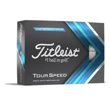 NEW Titleist Tour Speed Golf Balls - Dozen - White