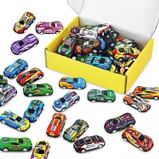 30 Mini Race Cars for Classroom Prizes, Party Favors for Kids 4-8 Years Old, Bul