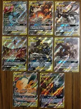 Pokemon TCG - Sun & Moon 8 Card Promo GX Lot - Tag Team Promos - ALL Near Mint