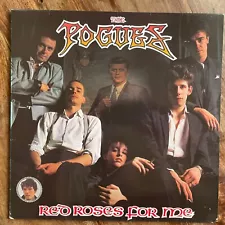 THE POGUES - RED ROSES FOR ME NEAR MINT VINYL LP / EARLY PRESSING