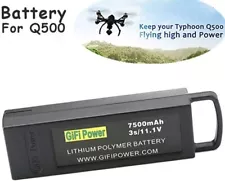 7500mAh 3S 11.1V LiPo Battery for YUNEEC Q500 / Q500+ K Typhoon G RC Quadcopter