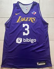 Nike NBA Los Angeles Lakers Player Issued Reversible Practice Jersey #3 LT