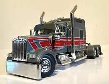 WOW! 1/64 DCP Kenworth W900 L Long Frame Studio Sleeper & MAC End Dump Trailer