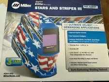 MILLER 264852 Digital Series Auto-Darkening Welding Helmet Stars & Strips III