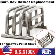 For Wiseway Pellet Stove Burn Basket Burn Pot Replacement 304 Stainless Steel