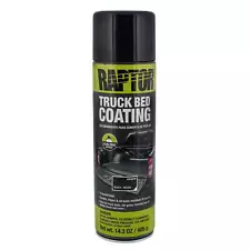 Raptor 1K Bed Liner Aerosol Black, 14.3 Ounce Truck Bed Coating