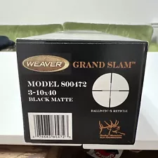 Weaver Grand Slam Scope