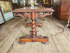 AMERICAN ROSEWOOD DOLPHIN WRITING DESK