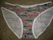 VICTORIAS SECRET BIKINI LOW RISE 4TH OF JULY LARGE NEW