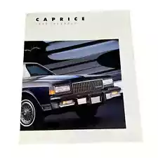 1988 Chevrolet Caprice 20-page Sales Brochure Catalog - Chevy Classic Brougham