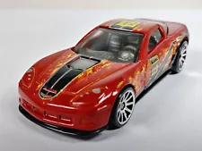 '09 Corvette ZR1 Hot Wheels 2014 Road Trippin' #29 Red 10SP Wheels 1:64 Loose