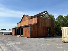 Wood & steel frame building with multiple uses