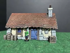 28mm Medieval Old World Fantasy Cottage terrain Scenery Wargame RPG AD&D