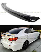 FOR 2006-2013 LEXUS IS250 IS350 ISF F STYLE REAL CARBON FIBER REAR TRUNK SPOILER