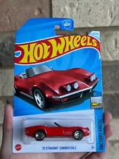 Hot Wheels 1972 Corvette Stingray Convertible HW Factory Fresh 5/10 #47/250