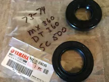 Yamaha Engine Main Seals Crank Shaft Seal Set 1973 1974 MX360 SC500 DT360 (For: 1974 Yamaha DT360)