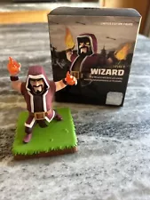 WIZARD CLASH OF CLANS SUPERCELL LIMITED EDITION FIGURE RARE PRE OWNED WITH BOX