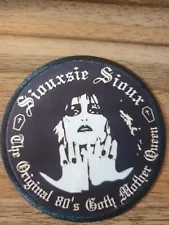 SIOUXSIE SIOUX ORIGINAL 80S GOTH MOTHER GOTH ROCK BIKER SEW IRON ON PATCH