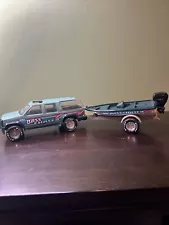 Vintage Nylint Bass Chaser Gone Fishing Truck And Trailer With Boat