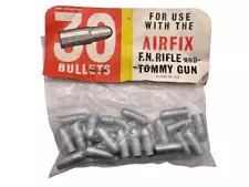 Vintage Airfix Toys Pack of 30 Plastic Toy Bullets for FN Rifle & Tommy Gun