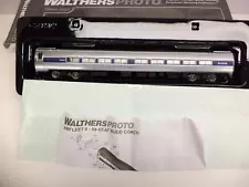 Walthers Proto Ho 920-12225, Budd Amfleet 59-Seat Coach,Amtrak, lighted, (df)