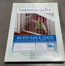 Factory Scratch and Dent Cardinal Gates Autolock Gate Model MG15 White