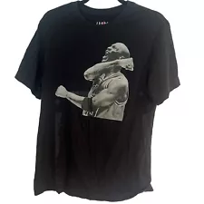 Nike Jordan Pumped Up Short-Sleeve Crew T-Shirt - Black/Grey CN3588-010 -Size M