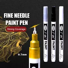 1X Waterproof Paint Pen 0.7mm Extra Fine Point Paint Marker Non-toxic SALE