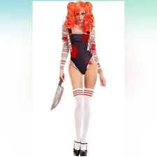 Party King Killer Doll Adult Womens Costume Size S