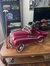 Vintage Murray 1948 Custom Paint Silver Leaf & Pinstriped LOWRIDER Pedal Car