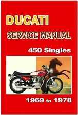 DUCATI Workshop Manual 450 MK3 Desmo SCR 1969 1970 1971 1972 1973 1974 1975 1976