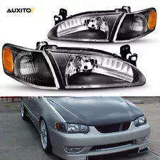 FOR TOYOTA COROLLA 1998 1999 2000 HEADLIGHTS & CORNER LIGHTS RIGHT LEFT SIDE NEW