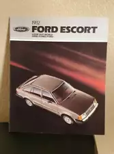 1982 Ford Escort Models Car Dealer Sales Brochure Booklet