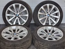 BMW 3 Series E90 E91 E92 E93 V Spoke 17" Alloy Wheel Set & Good Tyres 6783631