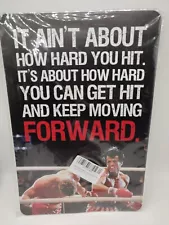 Boxing Poster - It Ain't About How Hard You Hit, It's About How Hard You 8x12